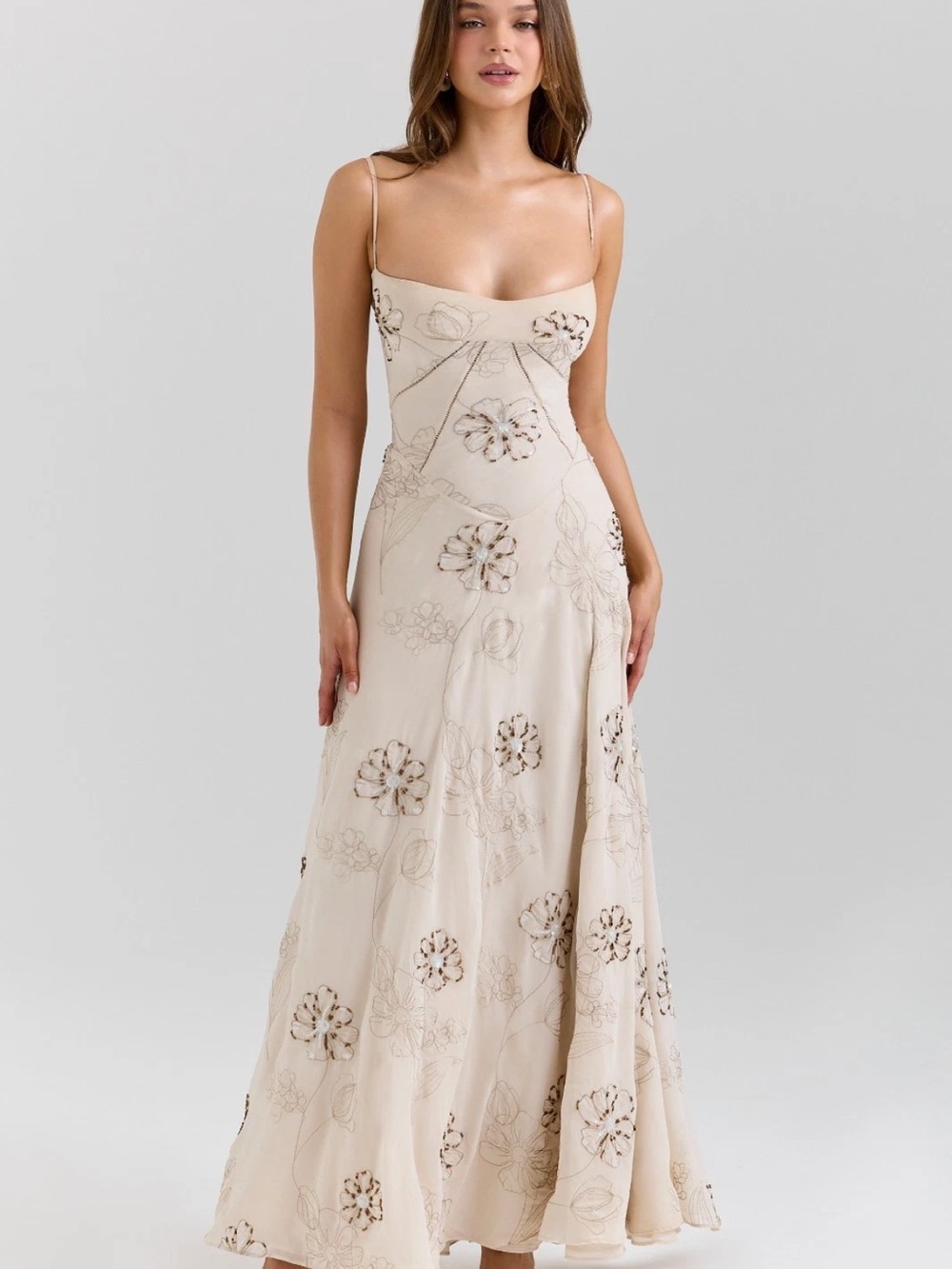 House of CB Seren Embellished Georgette Gown